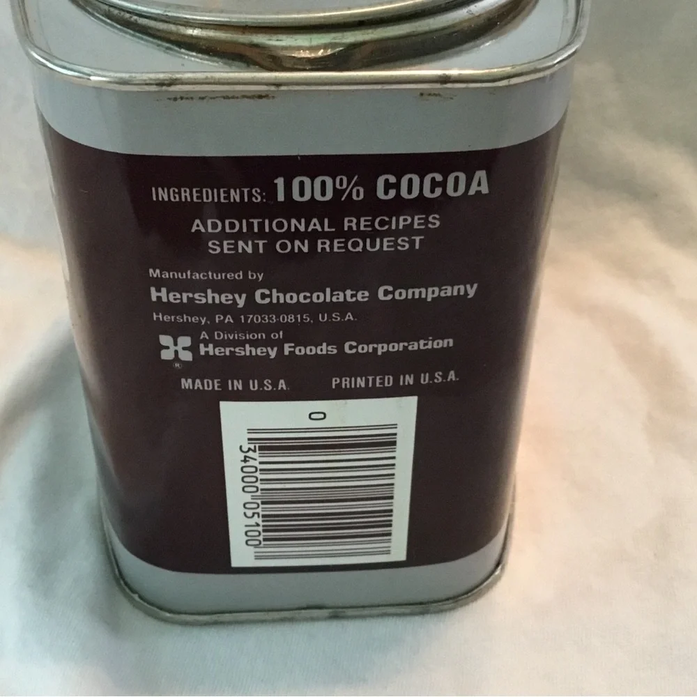 Hershey’s Cocoa Vintage Tin, 1 lb, 16 oz